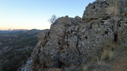 beautiful mountain landscape - high rock
