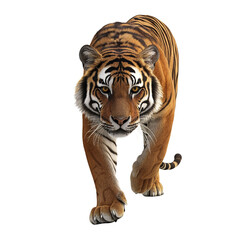 Obraz premium a picture of an animal running against a transparent background, PNG image, PNG file, Generative art.
