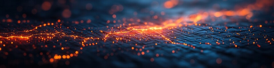 Glowing Minimalist Geometric Tech Fractals on Matte Surface, Intricate patterns, Soft illumination, Modern aesthetic, Futuristic design elements