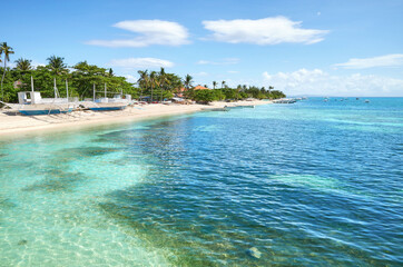 Photo of the shore of Malapascua Island, Philippines