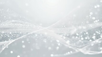 Elegant silver glitter sparkles bright background creating sophisticated loop ddings awards celebratory party visuals