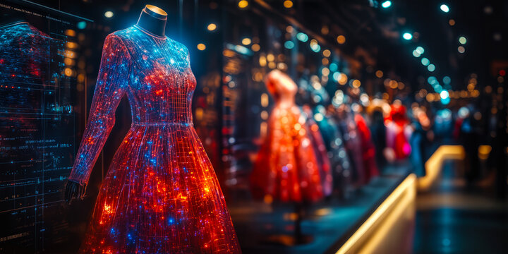 AI-Driven Fashion: Interactive Smart Dress Display in Modern Retail Environment