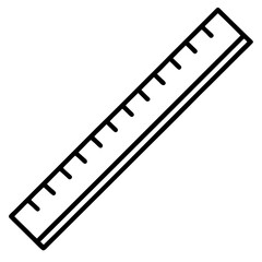 Linear Dynamics Minimalist Ruler Vector Art