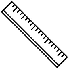 Linear Dynamics Minimalist Ruler Vector Art