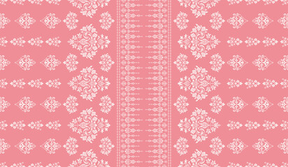 Motifs African boho paisley Floral Ikat pattern embroidery border. Ethnic ikat floral Ethnic Indian Pattern Ikat pattern Ethnic Pattern.Border indian floral Aztec embroidery border seamless patterns.