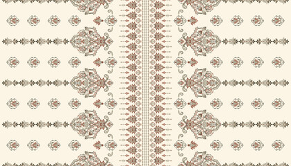 Motifs African boho paisley Floral Ikat pattern embroidery border. Ethnic ikat floral Ethnic Indian Pattern Ikat pattern Ethnic Pattern.Border indian floral Aztec embroidery border seamless patterns.