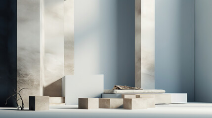 Modern Minimalist Architecture Display