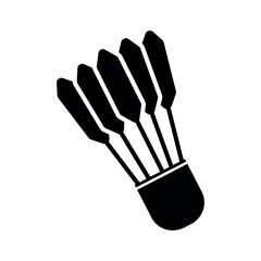 Badminton Cork, Sports Logo, vector icon, shuttlecock illustration, Sports Equipment Photography, shuttlecock Vector, Badminton Logo, badminton icon, shuttlecock showcasing the feathers cork base, 