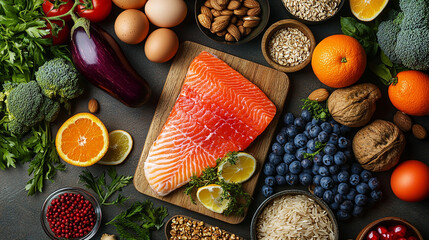 vegetables and fruits on the table