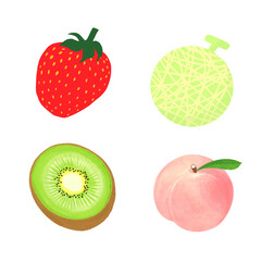 set of fruits