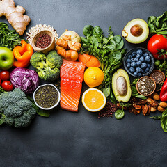 fruits and vegetables on the table