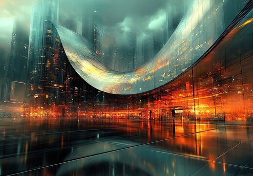 Amazing modern futuristic architecture design for a coo