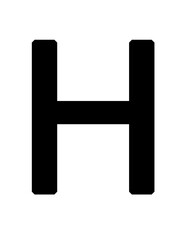 a letter H