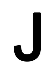 a letter J