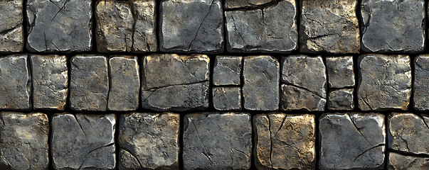 Obraz premium Rustic Natural Stone Wall Texture