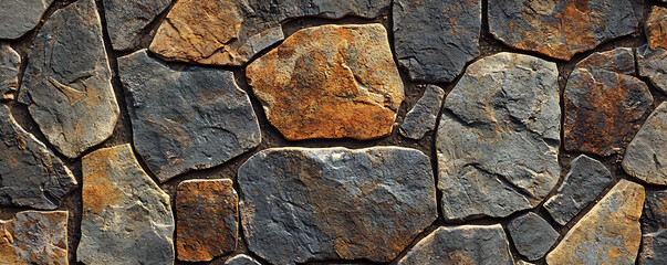 Fototapeta premium Rustic Natural Stone Wall Texture