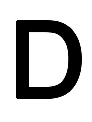 a letter D