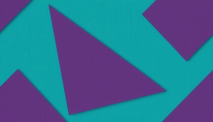 Bold geometric shapes dance across a vibrant turquoise background, creating a lively and modern visual experience ideal for contemporary art enthusiasts