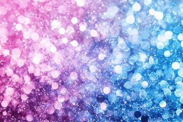 Abstract bokeh background with pink and blue lights.