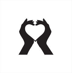 Obraz premium Valentine Day heart in hand Vector 