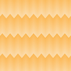 simple abstract orange colour thik to thin horizontal zig zac line pattern