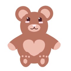 teddy bear with heart