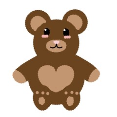 Brown teddy bear 
