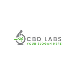 marijuana cbd health logo design