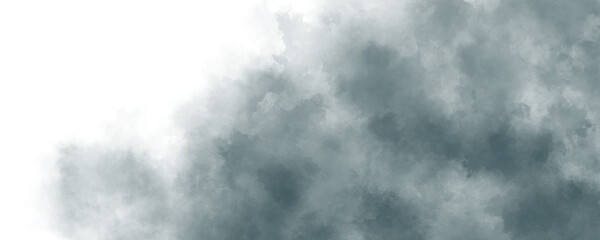 Layered smoky clouds in subdued sea-green tones creating a haunting, ethereal setting

