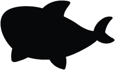 silhouette of a whale