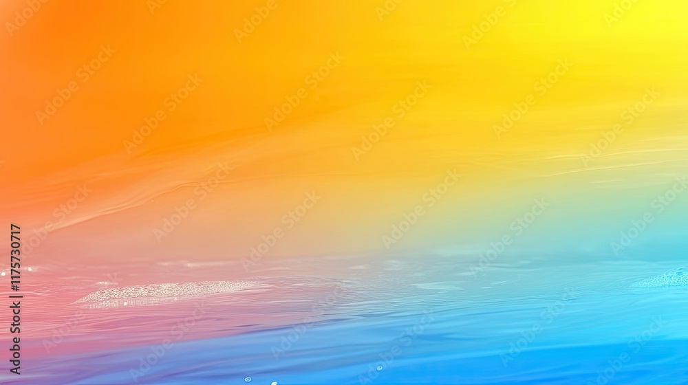 Poster vibrant gradients blend seamlessly in a stunning display of color and light across a tranquil sky