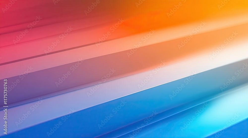 Poster vibrant gradient backdrop showcasing a blend of colors evoking a sense of creativity and calmness