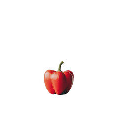 a red pepper on a transparent background, PNG image, PNG file, Generative art.