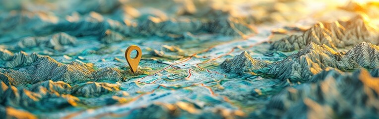 Navigating potential obstacles with a roadmap and paper cutout clouds in a realistic setting