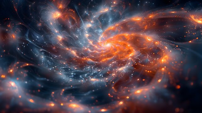 Quantum Mechanics Randomness A Vivid in Abstract Art