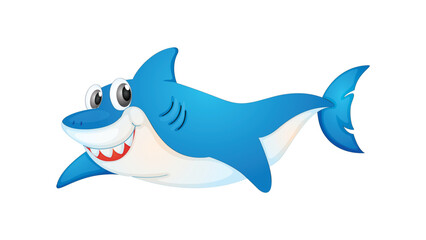 Bull Whale cartoon vector design