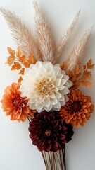 Bouquet of Chrysanthemum, Beautiful Roses and Flowers, using generative ai