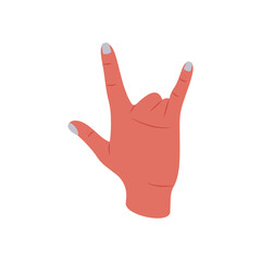 Love You Flat Icon, Vector illustration