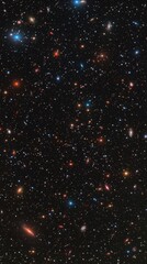Obraz premium Galactic tunnel formation outer space astronomy visual cosmic environment deep space perspective starry universe concept