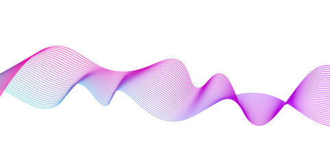 pink wave curve lines banner background design.Pattern line blend curve flow futuristic background.vector design speed lines on transparent ribbon isolated Undulate Wave Swirl, background.