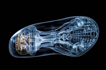 X-rays of the human foot