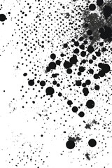 Monochrome Abstract Dot Background with Scattered Patterns and Textures