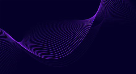 Abstract background with glowing wave. Shiny moving lines design element. Modern pink and blue gradient flowing wave lines. Futuristic background