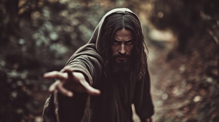 Photo of Jesus Christ reaching out his hand