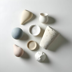 Plasters isolated on a white background