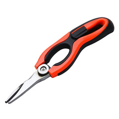 Fototapeta premium Electric wire cable cutter plier with ergonomic handle designed for efficient wire cutting in workshops or home use, Electric wire cable cutter plier