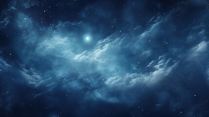 Fototapeta premium Mystical Deep Space Night Sky