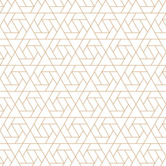 Seamless geometric pattern with triangle grid line, modern triangle repeats background vector.