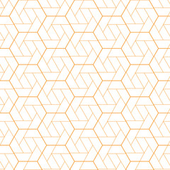 Vector seamless geometric pattern. Gold linear pattern. Wallpapers for your design.
