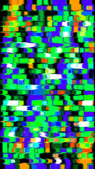 Abstract Colorful Background Of Vibrant, Pixelated Pattern 